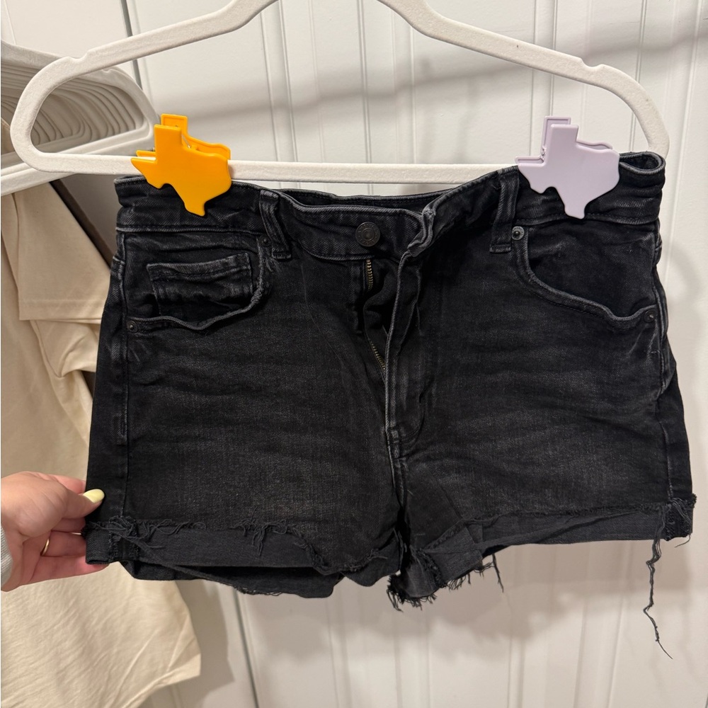 American Eagle Outfitters Black Jean Shorts